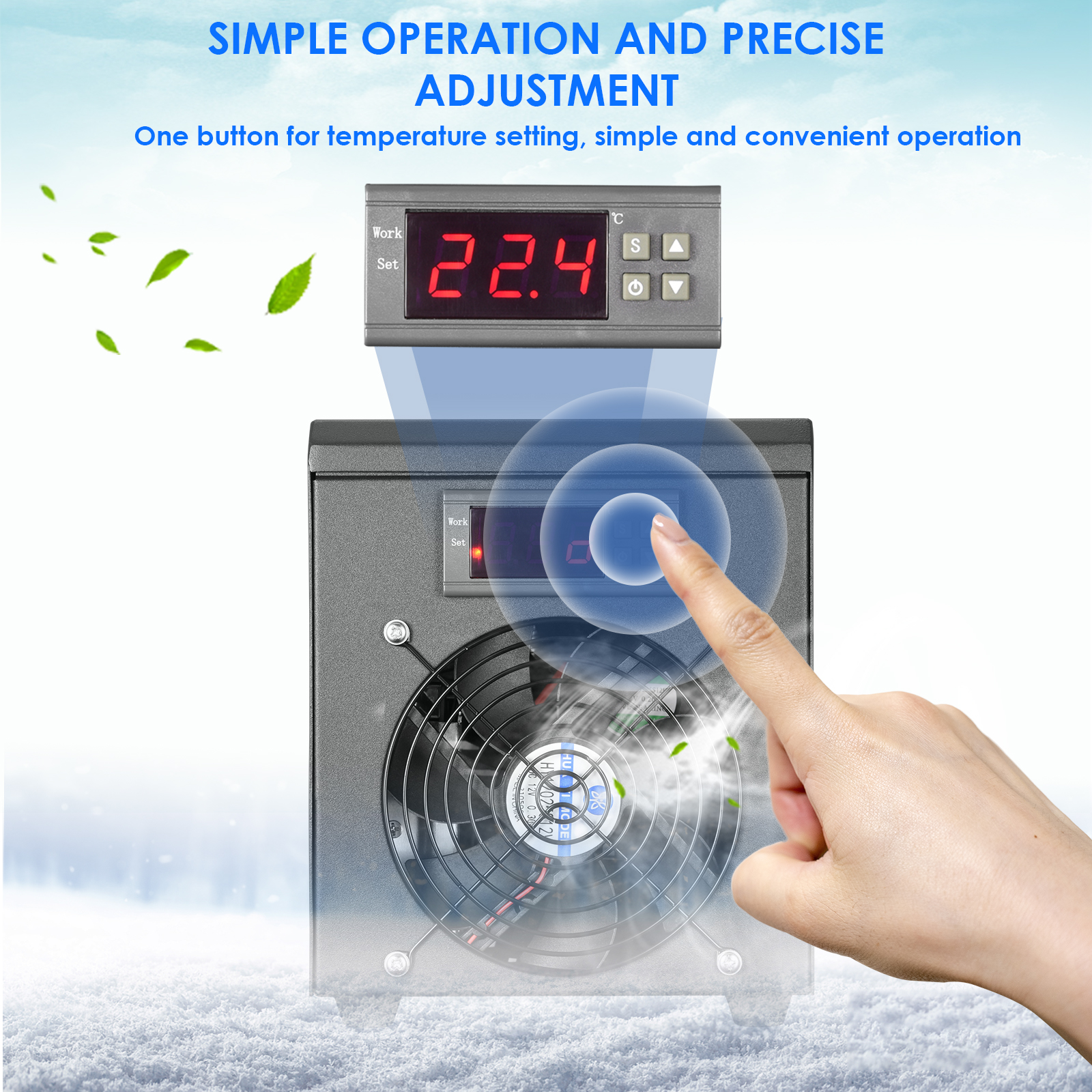 180W Aquarium Water Chiller 55 - Marine Aquarium Heater avis et prix