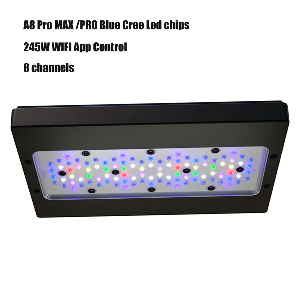 Wifi APP 240W A8 PRO Blue MAX  - Aquarium Blue Marine Reef avis et prix