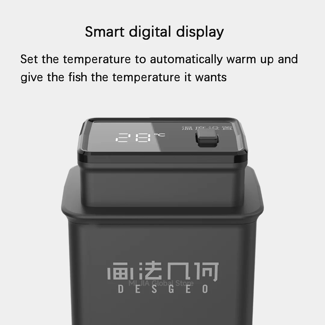 DESGEO 50W Smart Aquarium Heat - Marine Aquarium Heater avis et prix