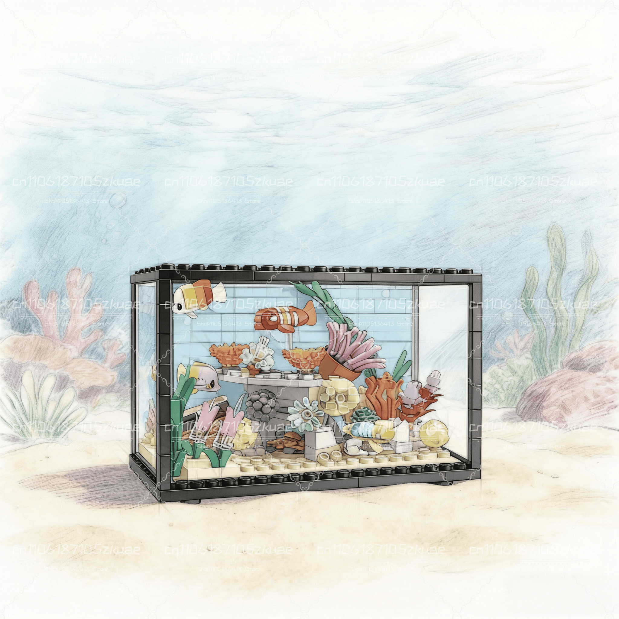 Idea Fish Tank Building Block  - Marine Aquarium & Regional Centre avis et prix