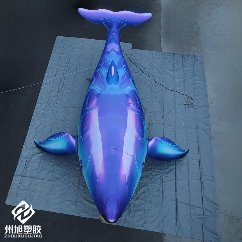 Inflatable blue whale, used as - Aquarium Blue Marine avis et prix