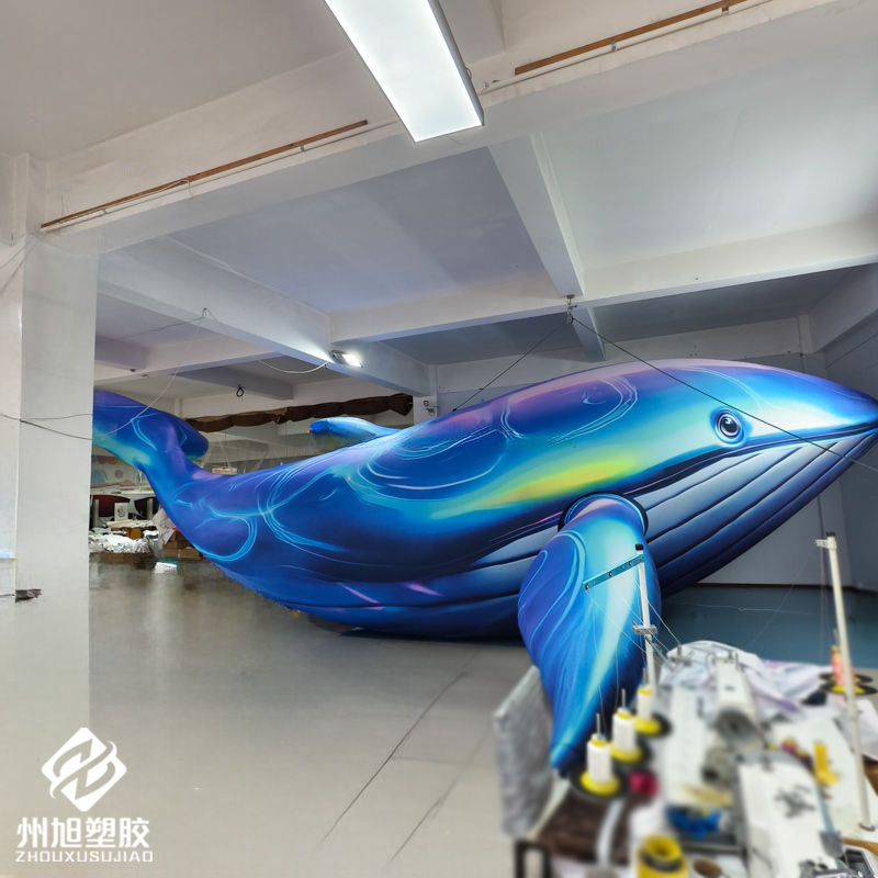 Inflatable blue whale, used as - Aquarium Blue Marine avis et prix