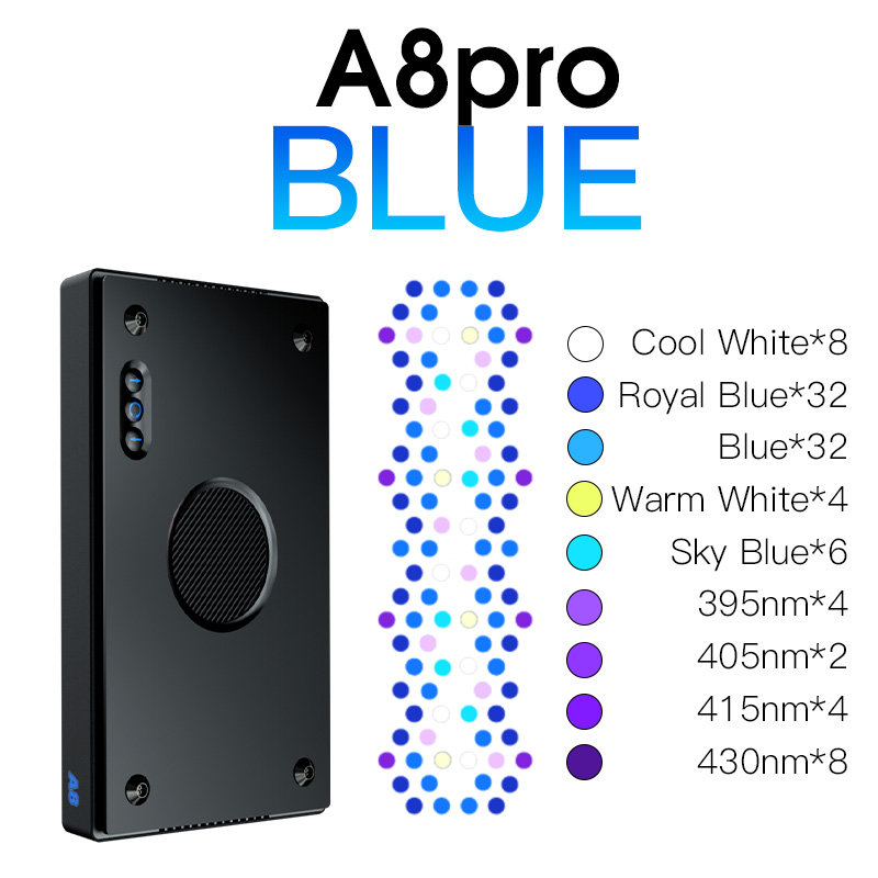 A8se BLUE A8pro Blue WiFi APP  - Aquarium Blue Marine Reef avis et prix