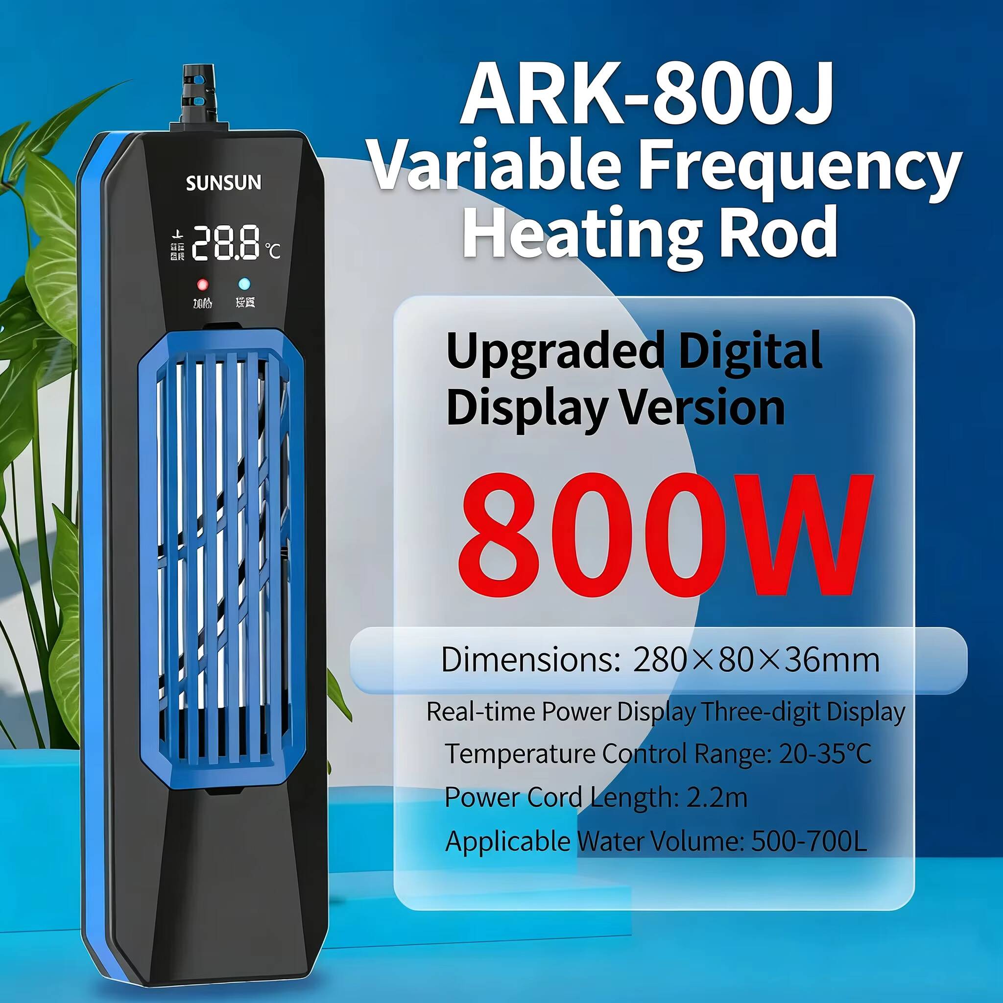 SUNSUN PTC  ARK/PTC High-Power - Marine Aquarium Heater avis et prix