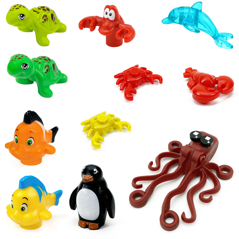 Marine Life Animal MOC Buildin - Marine Aquarium Hermit Crab avis et prix