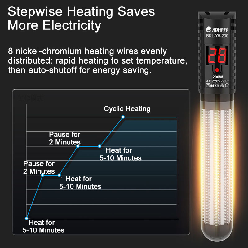 Aquarium Heater Fish Tank LCD  - Marine Aquarium Heater avis et prix